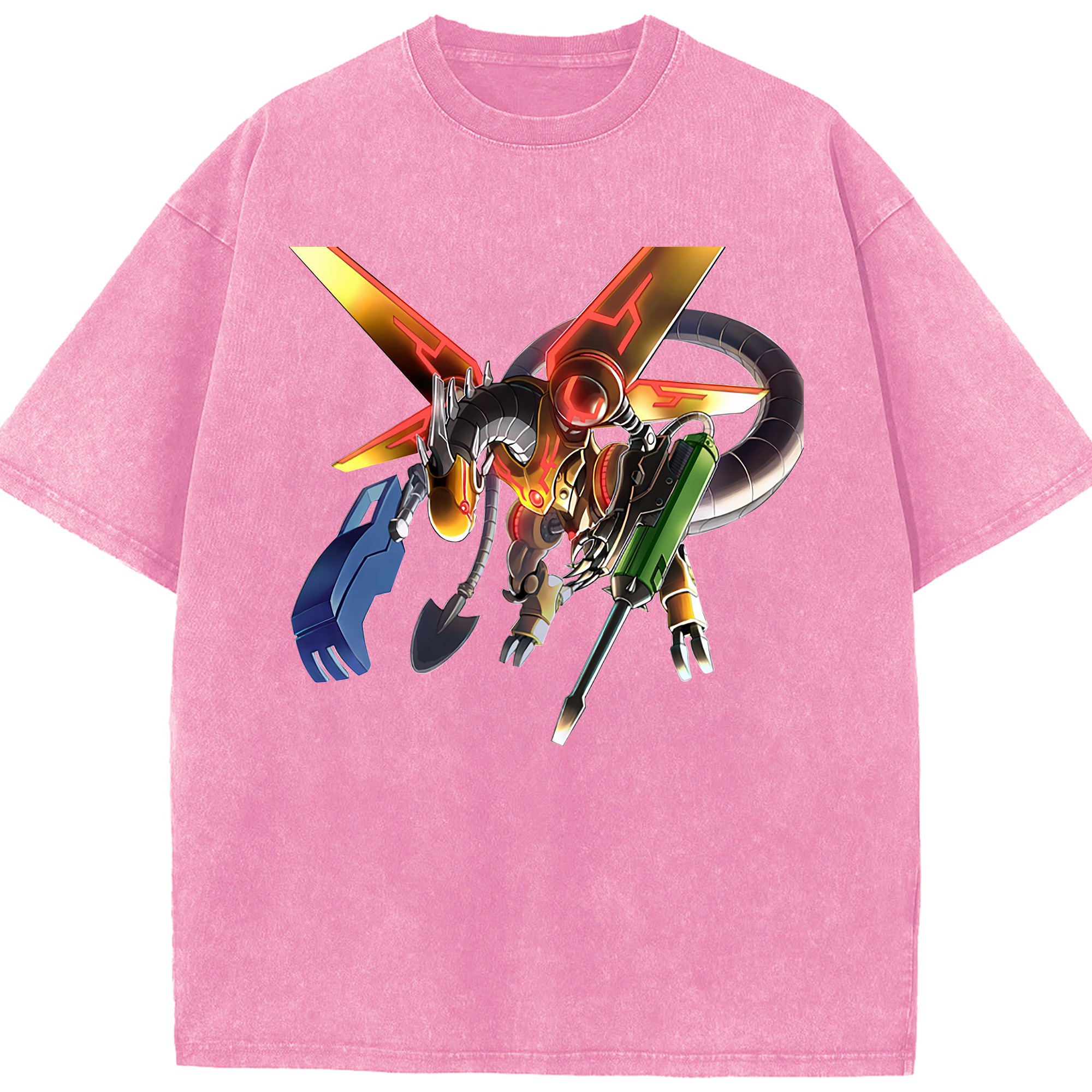 （画像用） 遊☆戯☆王 Yu-Gi-Oh! 綿100% ヴィンテージ風 半袖Tシャツ（フロントプリント）